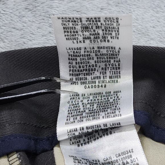 Dockers Pants Mens 42 X 30 Gray D3 Signature Classic Fit Pleated Cotton Office - Picture 8 of 14